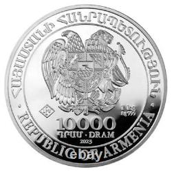 2023 Silver 1 Kilo Armenia Noah's Ark BU