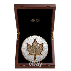 2024 1 Kilo Fine Silver Coin Super Incuse Silver Maple Leaf