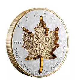 2024 1 Kilo Fine Silver Coin Super Incuse Silver Maple Leaf