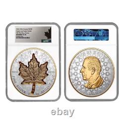 2024 1 Kilo Fine Silver Coin Super Incuse Silver Maple Leaf