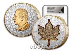 2024 1 Kilo Fine Silver Coin Super Incuse Silver Maple Leaf