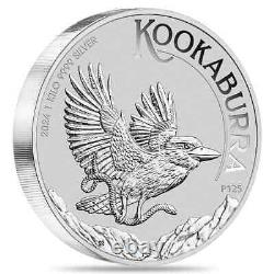 2024 1 Kilo Silver Australian Kookaburra Perth Mint BU