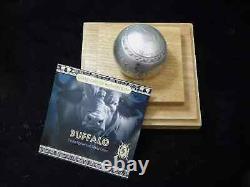 2024 Big Five Buffalo 1 Kilo. 9999 Silver Antiqued Sphere Coin with Box & COA