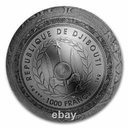 2024 Djibouti 1 kilo Silver Big Five of Africa Buffalo Spherical