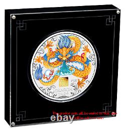 2024 Lunar Year of the DRAGON 1 Kilo Silver $30 Coin NGC MS70 with Gold Privy Mark