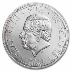 2024 Niue 1 kilo Silver Czech Lion BU