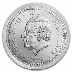 2024 Niue 1 kilo Silver Czech Lion BU