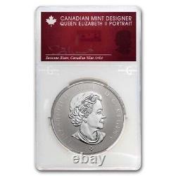 2024 RCM 1 Kilo Silver $250 Pulsating Maple Leaf Gem Proof FDI