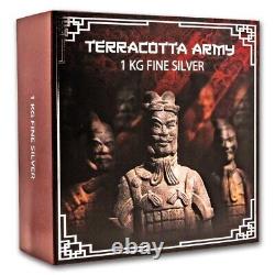 2024 Samoa 1 kilo Silver Terracotta Army 8-Layer Coin