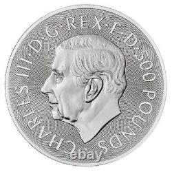 2024 UK 500 Pound George and the Dragon Kilo Silver BU