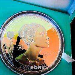 2kg Coins of Audrey Hepburn, Samoa 2018 and 2021, Silver Proof