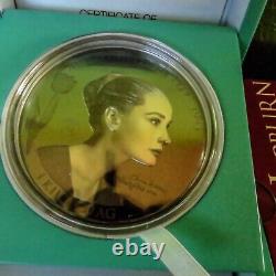 2kg Coins of Audrey Hepburn, Samoa 2018 and 2021, Silver Proof