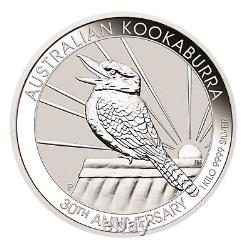 30th Anniversary 1 Kilo Silver 9999 Perth Mint 2020 Kookaburra Bullion Coin