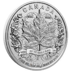 5 kilo 2023 35th Anniversary of the Silver Maple Leaf Silver Coin Royal Canadi