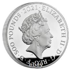 500 Pounds UK 2021 1 kilo Ag Proof silver 95th birthday of Queen Elizabeth II