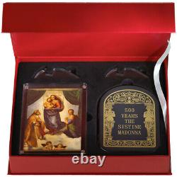 500 Years The Sistine Madonna by Raphael. 1 Kilo Proof Silver Coin Andorra 2012