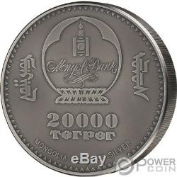 AMMONITE Evolution of Life 1 Kg Kilo Silver Coin 20000 Togrog Mongolia 2018