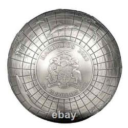 Animals of the World 1 kilo Antique finish Silver Coin 25$ Barbados 2023