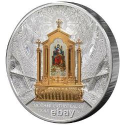 Armenien 30.100 Dram 2021 Kathedrale von Etschmiadsin 1 Kilo Silber PP