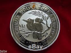 Australia. 1994 1 Kilo coin Silver Kookaburra. BU