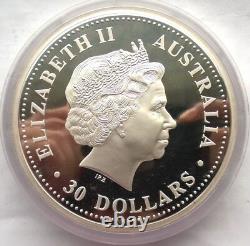 Australia 2004 Year of Monkey 30 Dollars 1Kilo Silver Coin, Proof, Rare