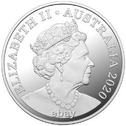 Australia 30 Dollar 2020-Australian Olympic Team 1 Kilo Silver PP