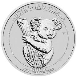 Australia 30 Dollar 2020-Koala-Plant Coin 1 Kilo Silver ST