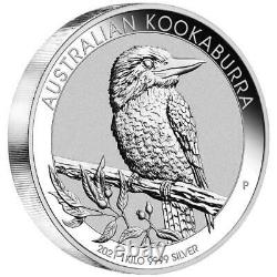 Australia 30 Dollar 2021-Kookaburra-Investment Coin 1 Kilo Silver ST