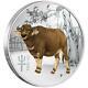 Australia 30 Dollar 2021-year Of The Ox Colour-perth Mint 1 Kilo Silver