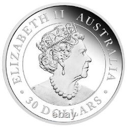 Australia 30 dollars 2021-Wedge-Tailed Eagle High Relief 1 Kilo Silver PP