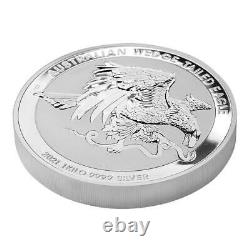 Australia 30 dollars 2021-Wedge-Tailed Eagle High Relief 1 Kilo Silver PP