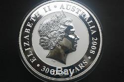 Australia-Australien 1 Kilo Silber Koala 2008- 30 Dollar ST-BU + Proof #F0154