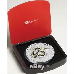Australian Lunar Series II 2013 Year of the Snake 1kg Kilo Silver Coin Gemstone