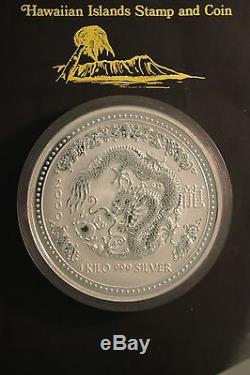 Australian lunar Chinese zodiac coin year of the Dragon 2000 1kilo