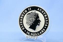 Australien 30 Dollars 2013 Kookaburra 1 KILO KG 999 Silber St/Bu