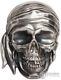 Big Pirate Skull Shape 1/2 Kilo Silver Coin 25$ Palau 2018