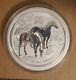 Beautiful 2014 Kilo Australia Year Of The Horse $30 Silver In Original Capsule