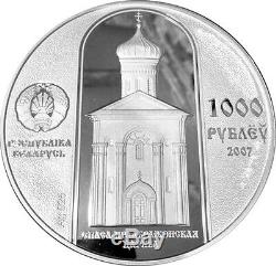 Belarus 2007 Silver Coin 1000 Roubles 1 Kilo THE EUPHROSYNE'S Of Polotsk Cross