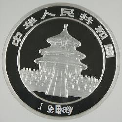 CHINA 1999 Kilogram Kilo Silver Proof 200 YUAN Panda Coin NGC PF69 Ultra Cameo