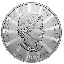 Canada $250 Kilo (1 kg) Fine Silver Coin 99.99% Multifaceted Maples, 2023