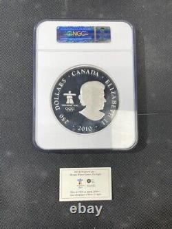 Canada Vancouver 2010 Olympics Coin 1kilo. 999 Fine Silver Pf 69 Ult (slb036566)