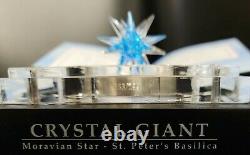 Cook Islands 2017 Moravian Star Crystal Giant 1 Kilo Pure Silver Coin
