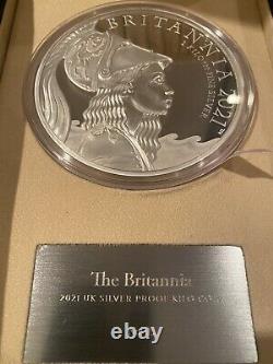 First Strike Serial #3! Britannia 2021 UK Premium Exclusive Silver Kilo Coin