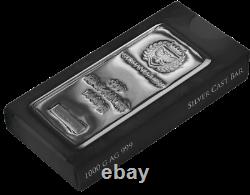 Germania Mint 1 Kilo 999 Fein Silberbarren Silver cast bar