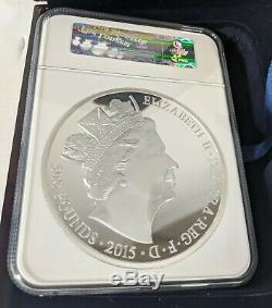 Great Britain Queen Elizabeth Longest Reigning Monarch Silver Kilo Coin PF70 500