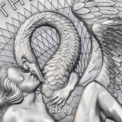 Leda and the Swan Celestial Beauty 1 kilo Silver Coin CFA Cameroon 2023