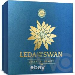 Leda and the Swan Celestial Beauty 1 kilo Silver Coin CFA Cameroon 2023