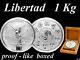 Libertad 2011 Mexico 1 Kg / Kilo Silver-coin, Extremely Rare Proof -like