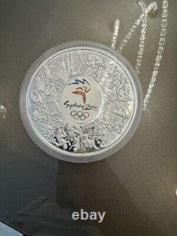 Limited Edition 2000 Australian Mint Sydney Olympics 1 Kilo Proof Fine Silver