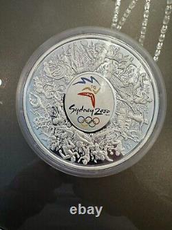 Limited Edition 2000 Australian Mint Sydney Olympics 1 Kilo Proof Fine Silver